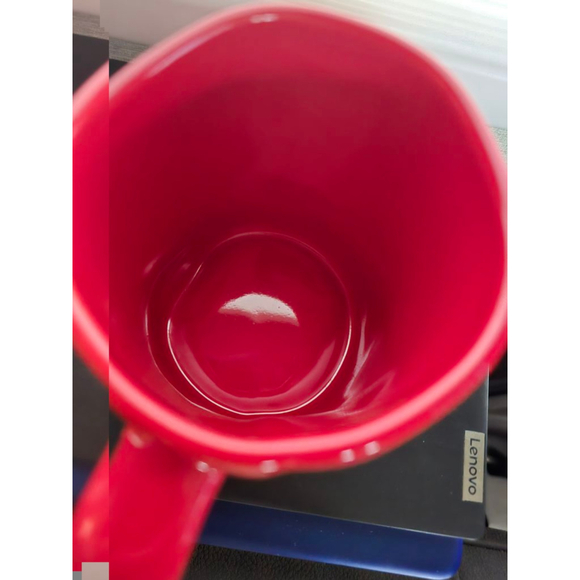 Rae Dunn Health Heroes Mug Red With A Heart On Top - Picture 5 of 5